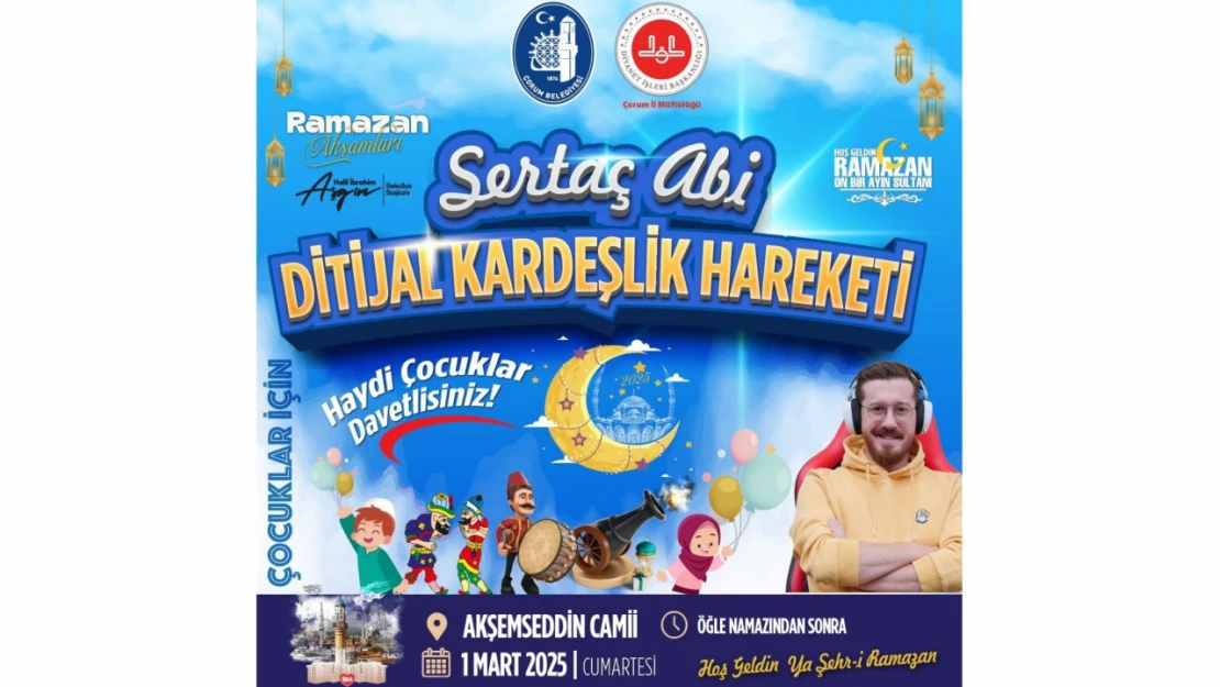 Çorum'da Çocuklar İçin Ramazan Etkinliği