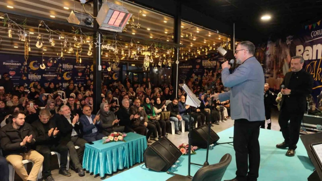 Çorum'da Gönüllere Dokunan Ramazan Programı