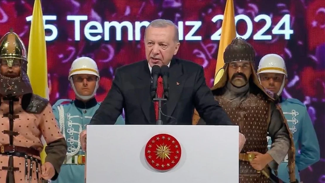 Cumhurbaşkanı Erdoğan 15 Temmuz Anma Programına Katıldı