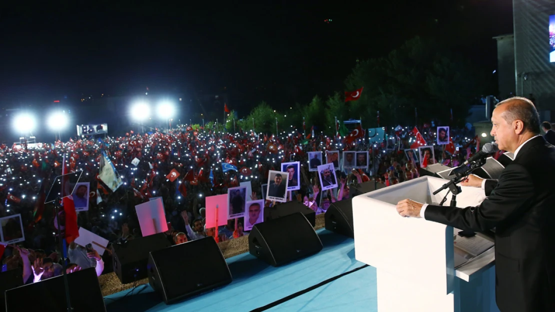 Cumhurbaşkanı Erdoğan, halka seslendi