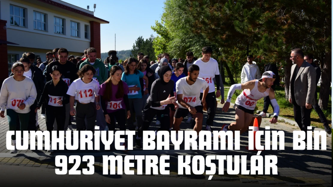 Cumhuriyet Bayramı İçin Bin 923 Metre Koştular