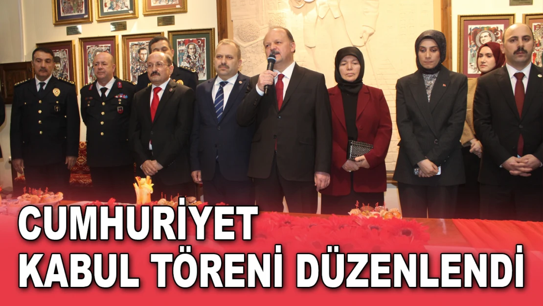 Cumhuriyet Kabul Töreni Düzenlendi