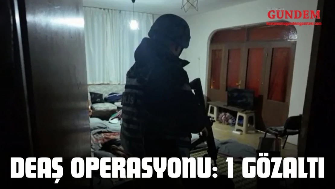 Deaş Operasyonu: 1 Gözaltı
