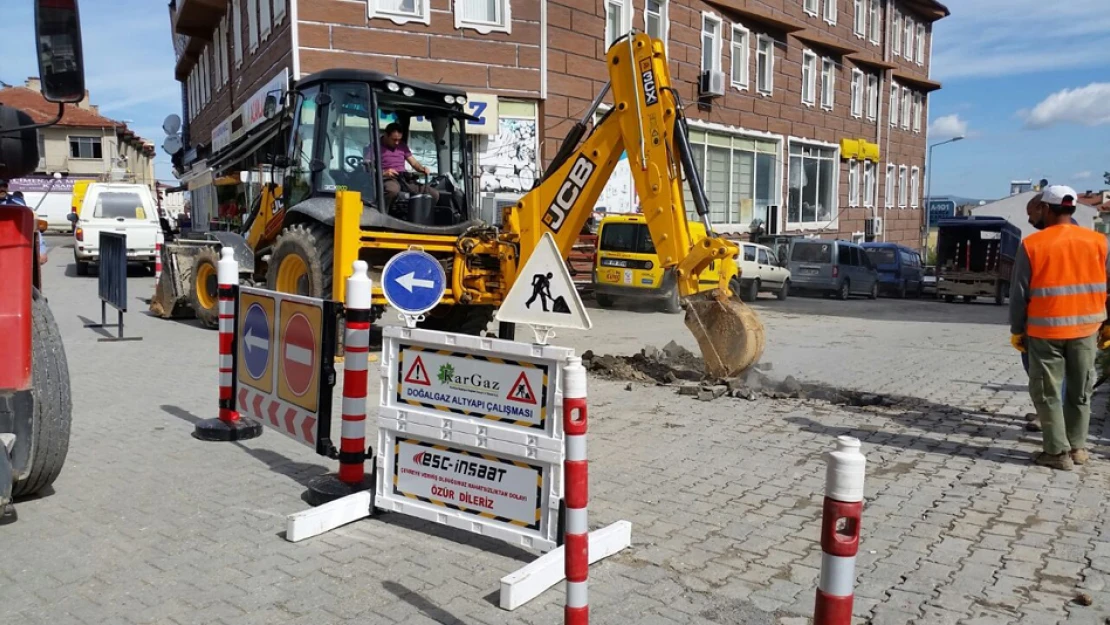 Devrekani'de doğalgaz çalışmaları başladı