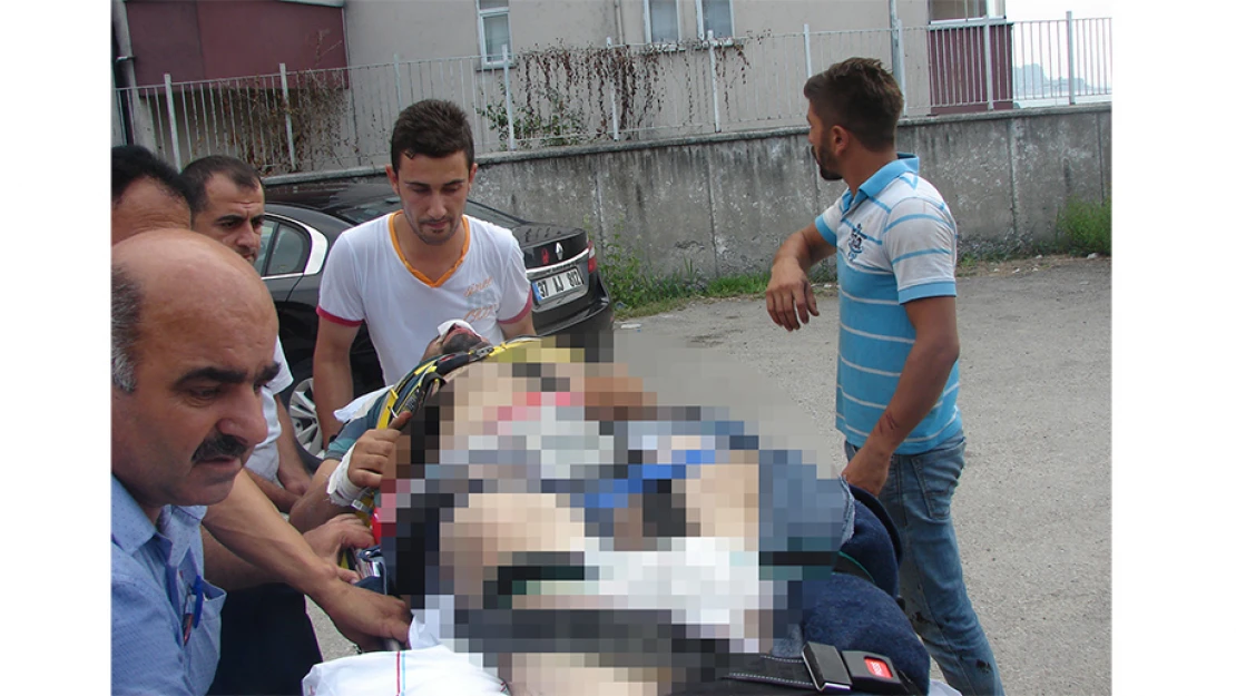 Direkten düşen işçi ağır yaralandı