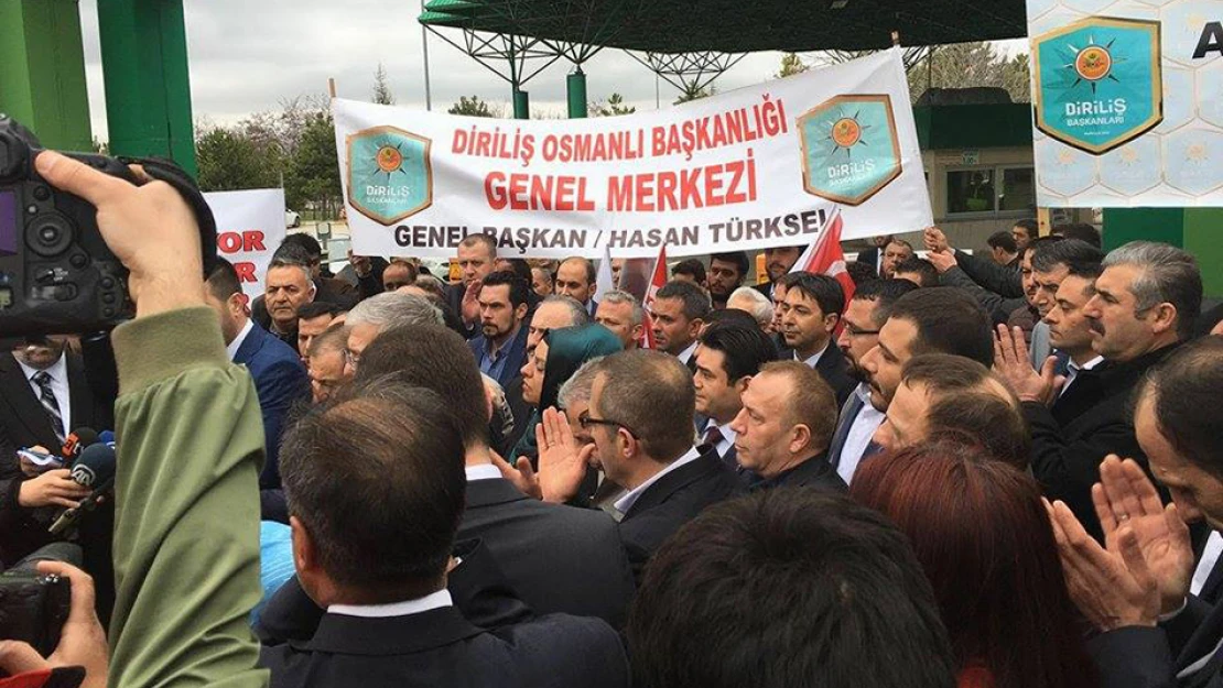 Diriliş'ten Anayasa Mahkemesi'ne protesto