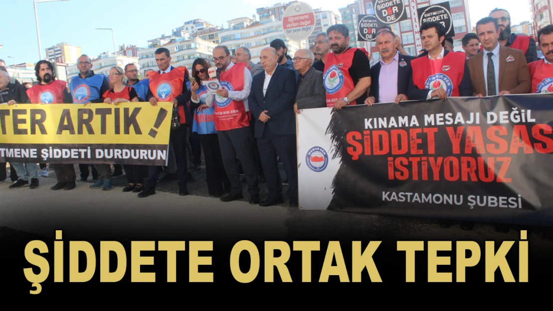 Eğitim Sendikalarından Şiddete Ortak Tepki