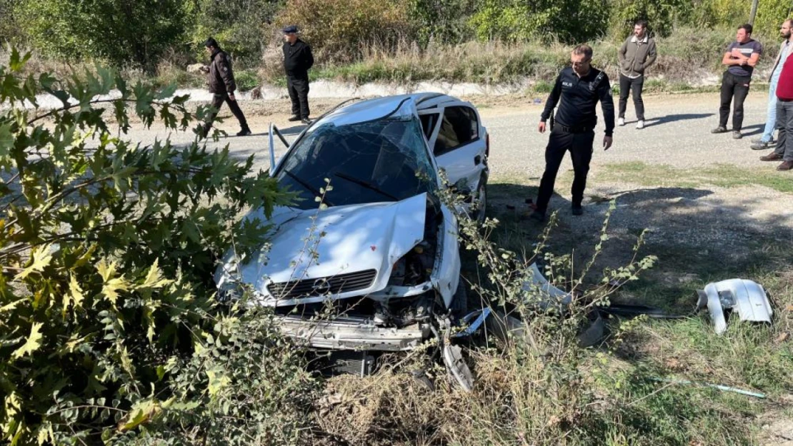 Feci Kazada Sürücü Ağır Yaralandı