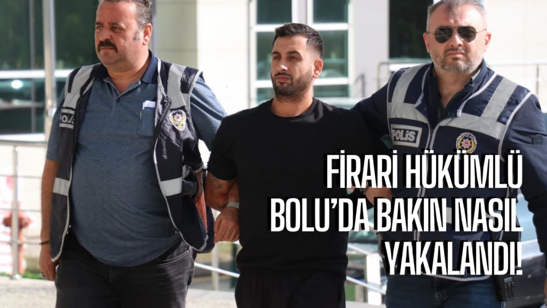 Firari hükümlü Bolu'da yakayı ele verdi