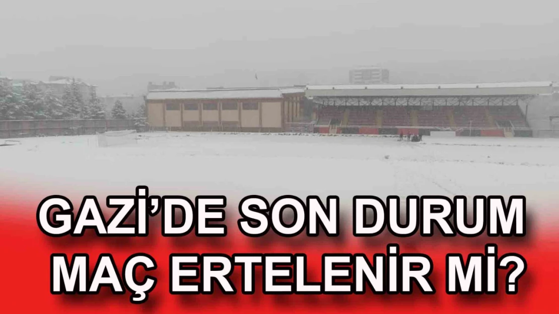 Gazi Stadı'nda Son Durum: Kastamonuspor-Arnavutköy Maçı Ertelenir Mi?