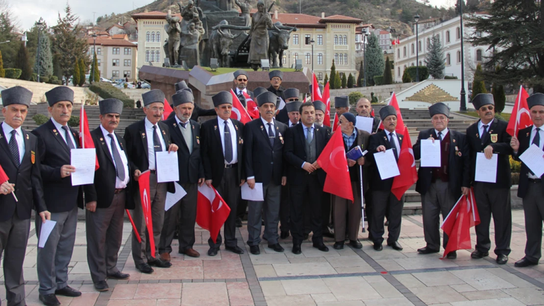 Gaziler, Afrin'e gitmek için dilekçe sundu