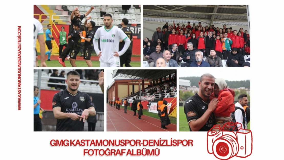 GMG Kastamonuspor-Denizlispor fotoğraf albümü yayınlandı