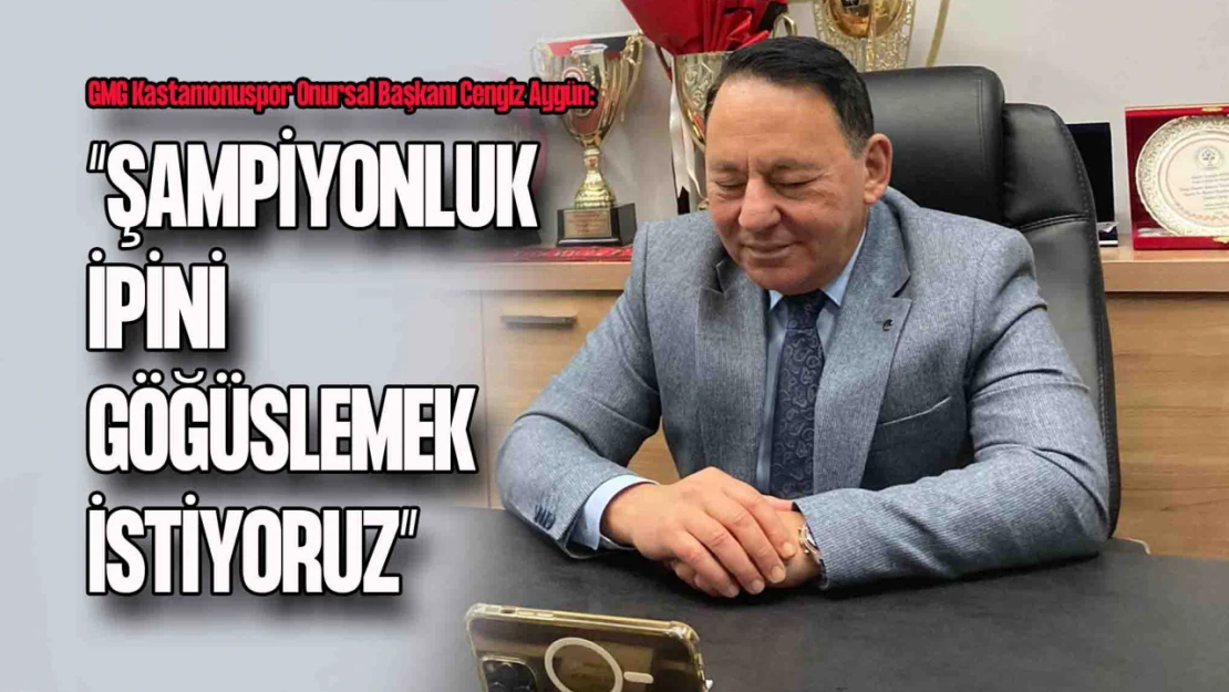 GMG Kastamonuspor Onursal Başkanı Cengiz Aygün Canlı Yayındaydı