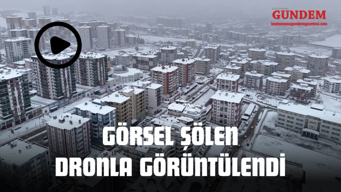 Görsel Şölen Dronla Görüntülendi