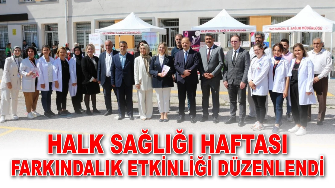 Halk Sağlığı Haftası Farkındalık Etkinliği Düzenlendi