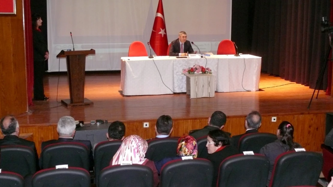 Halk ve muhtar toplantısı düzenlendi