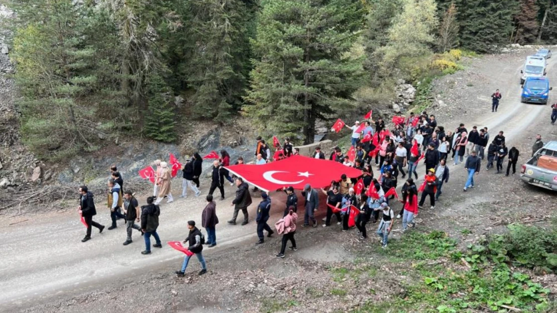 Hanönü'nden 100'üncü yıl yürüyüşü