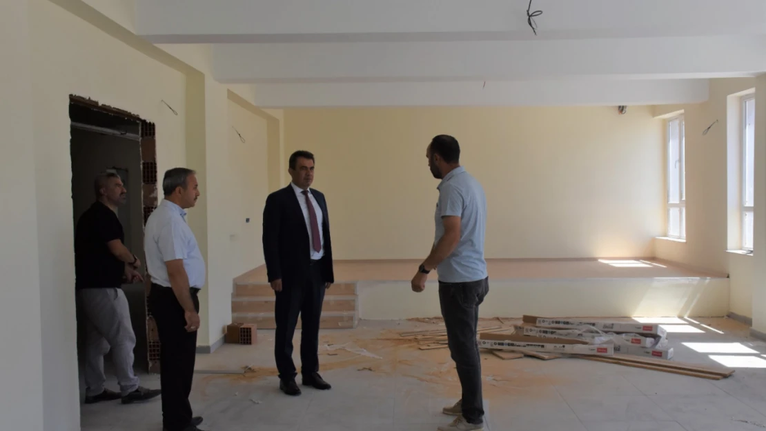 Hasan Gümüş, güçlendirme çalışmalarını inceledi