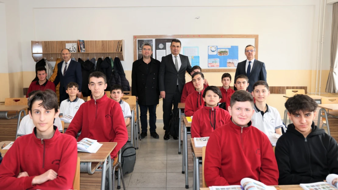 Hasan Gümüş, Şeyh Şaban-ı Veli Anadolu İmam Hatip Lisesi Öğrencileriyle Buluştu