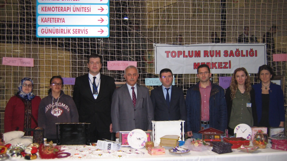 Hastalardan göz dolduran sergi