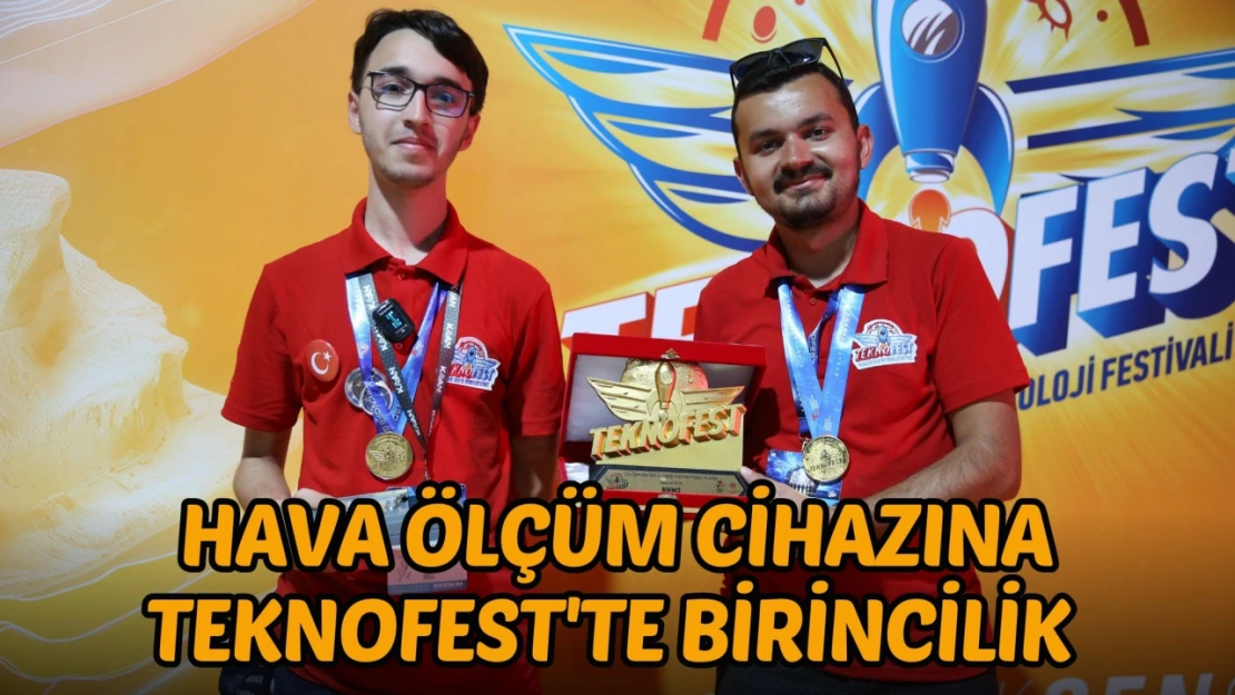 Hava Ölçüm Cihazına TEKNOFEST'te Birincilik