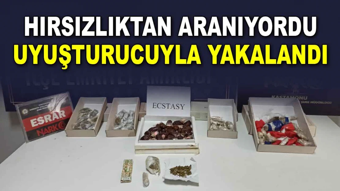 Hırsızlıktan Aranıyordu, Uyuşturucuyla Yakalandı!