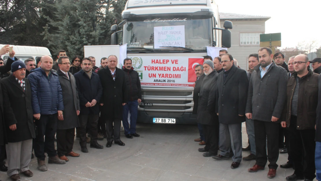 İHH'dan Halep'e 1 TIR dolusu yardım