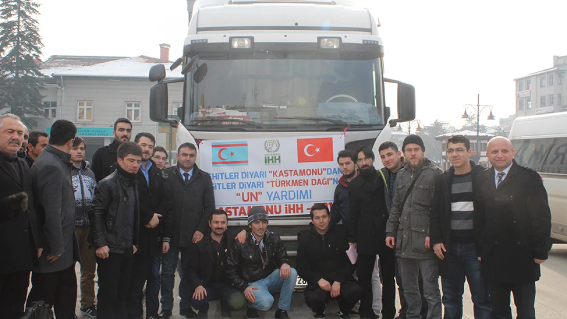 İHH'dan Türkmen Dağı'na Un Yardımı