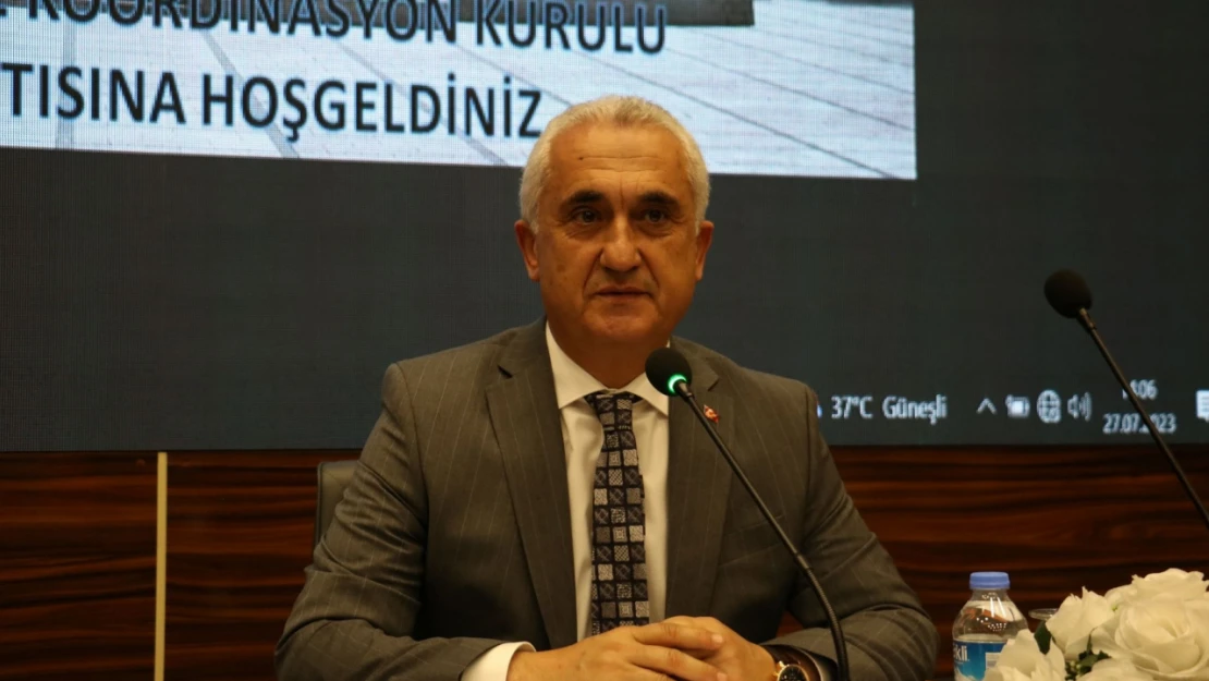 İl Koordinasyon Kurulu Toplantısı gerçekleştirildi