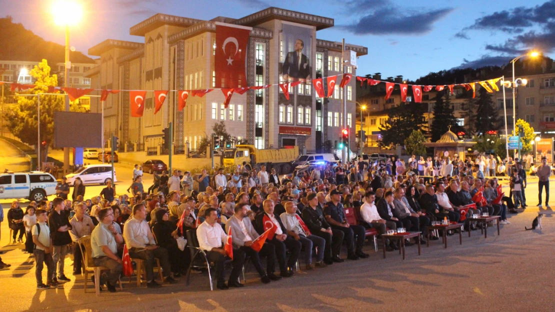 İlçelerde 15 Temmuz Etkinlikleri Düzenlendi