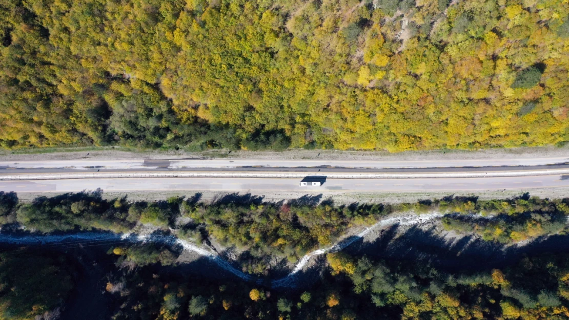 Ilgaz'da Kış Ve Sonbahar Aynı Anda Yaşanıyor