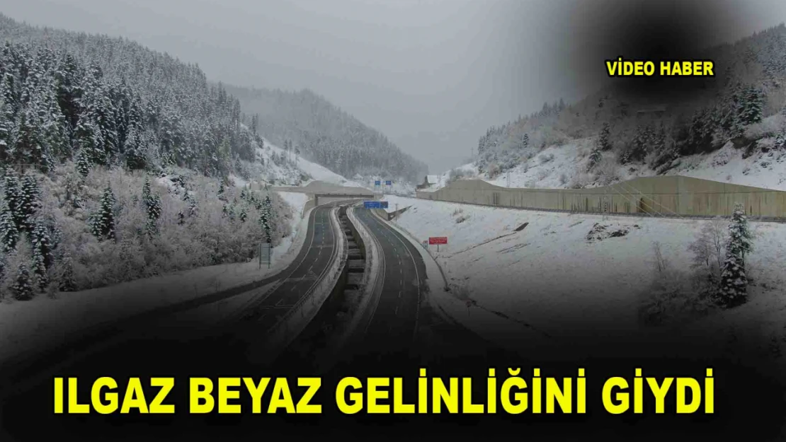 Ilgaz Dağı Beyaz Gelinliğini Giydi