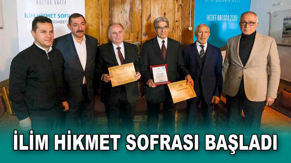 İlim Hikmet Sofrası başladı