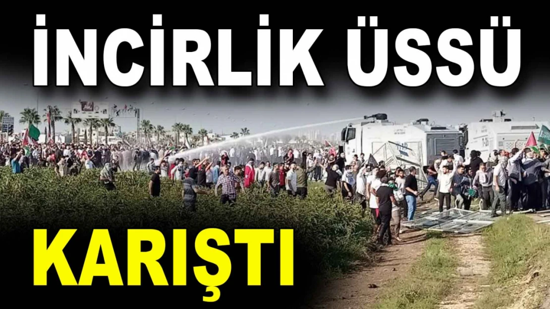 İncirlik Üssü'ne Girmeye Çalışan Gruba Müdahale