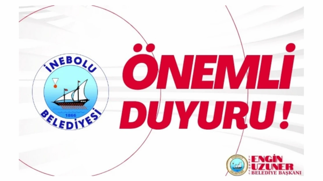 İnebolu Belediyesi'nden Park Uyarısı!