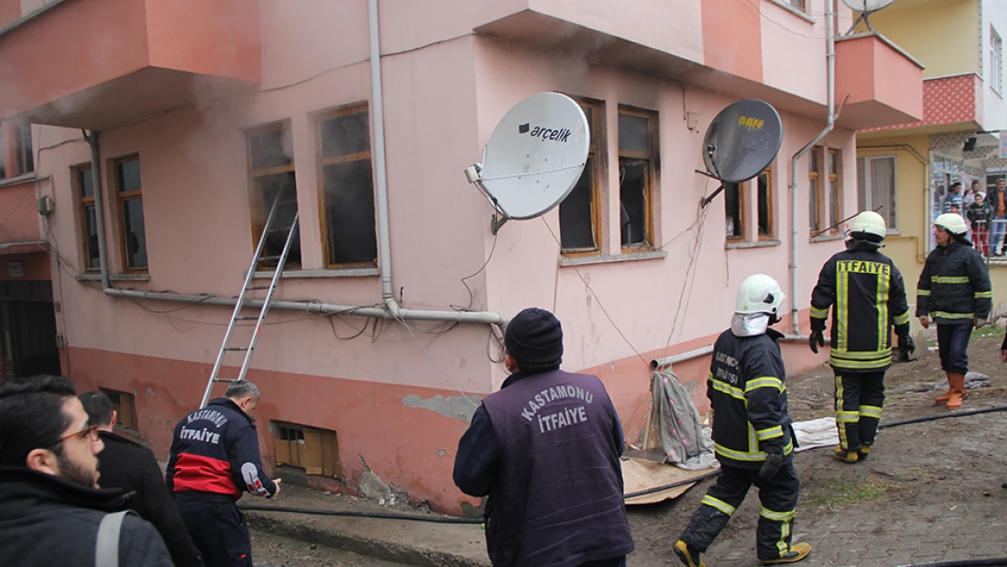 İnönü'de ev yangını: 1 yaralı