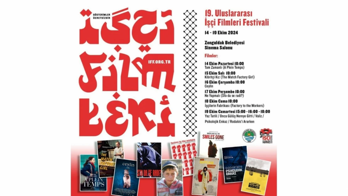 İşçi Filmleri Festivali Zonguldak'ta 