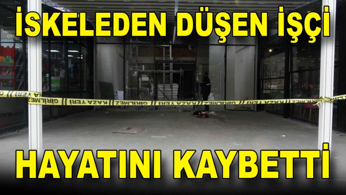 İskeleden Düşen İşçi Hayatını Kaybetti