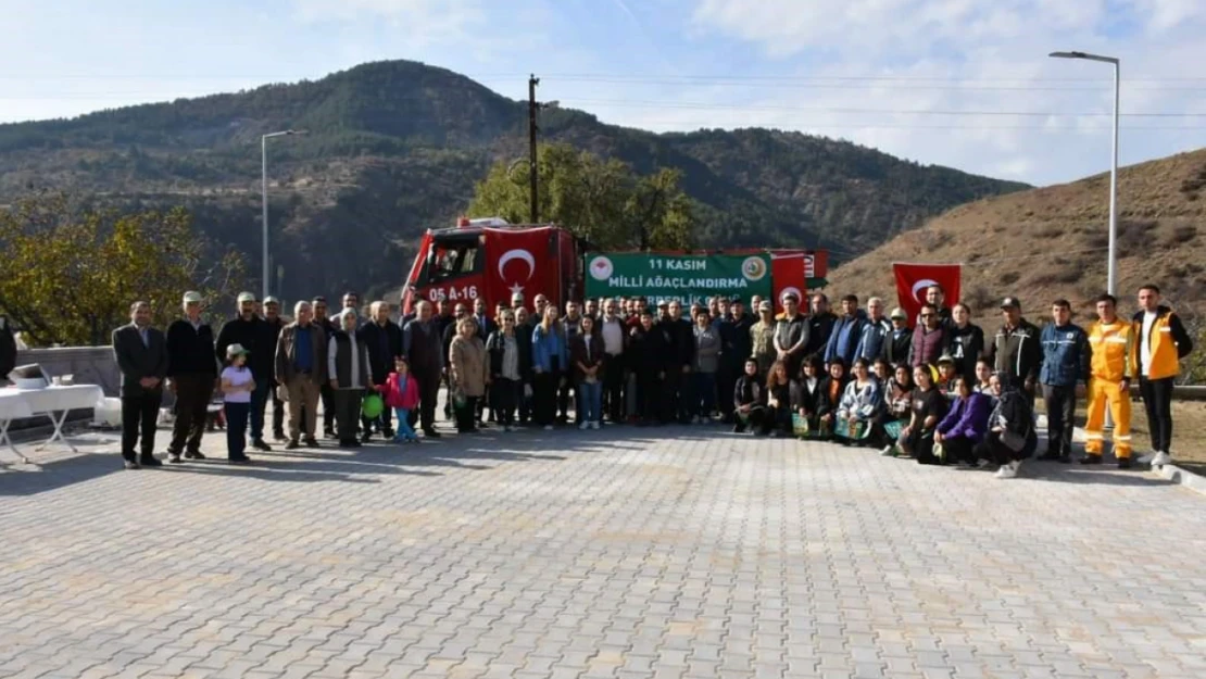 İskilip'te Fidan Dikim Etkinliği