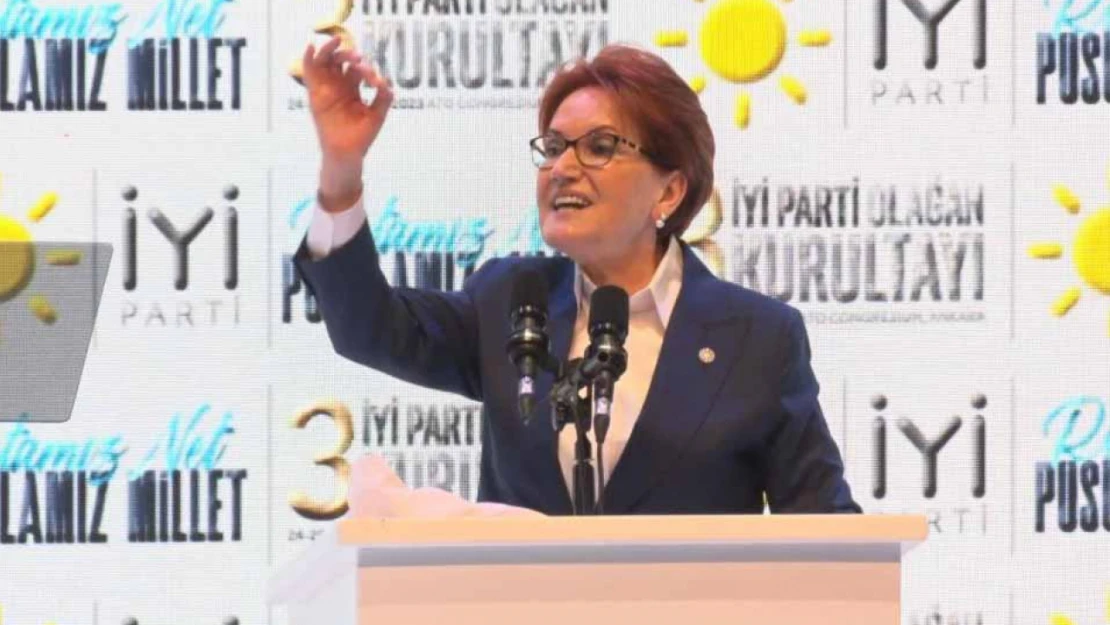 İYİ Parti'de Akşener, güven tazeledi