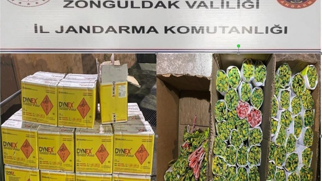 Jandarma 579 Kilogram Dinamit Ele Geçirdi