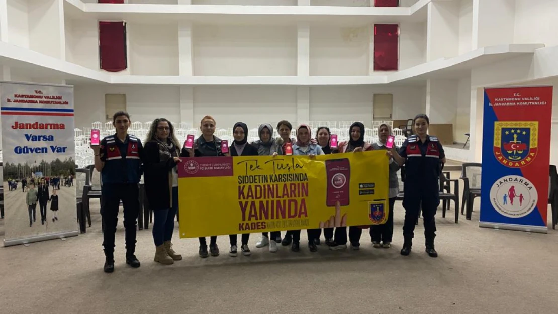 Jandarmadan 'Kadına El Kal-Ka-Maz' eğitimi