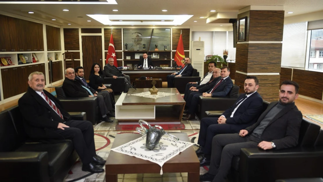 Kadir Yalçın'dan, Başkan Vidinlioğlu'na Ziyaret