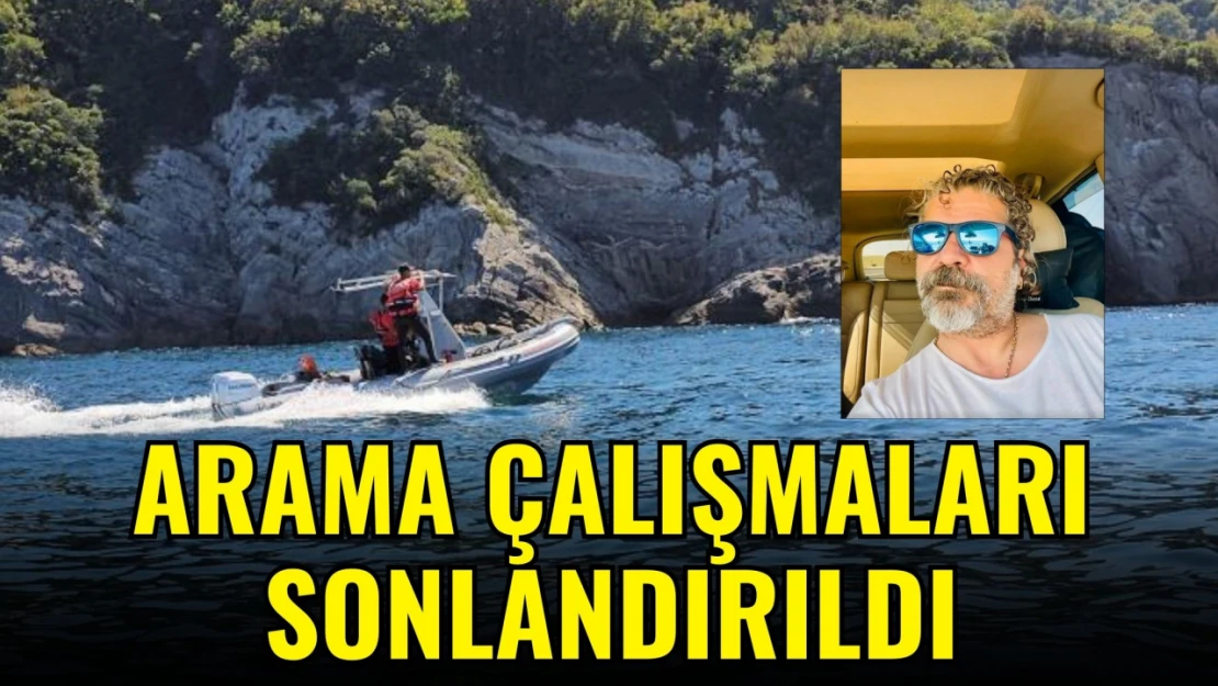 Kaptanı Arama Çalışmaları Sonlandırıldı