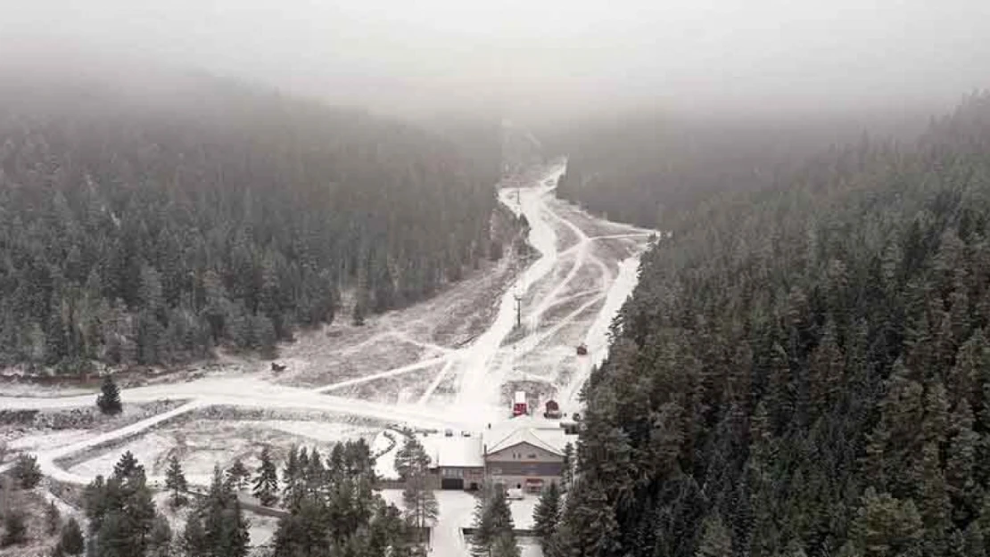 Kar Kalınlığı Ilgaz'da 1 Santimetre Ölçüldü