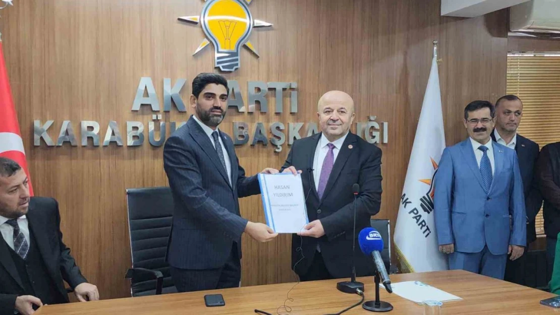 Karabük'te İlk Aday Adaylığı Başvurusu Yıldırım'dan