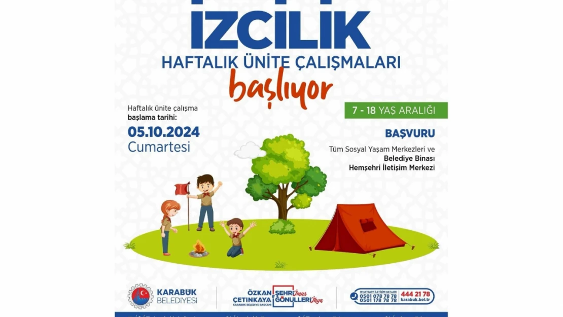 Karabük'te İzcilik Eğitimleri Başlıyor 