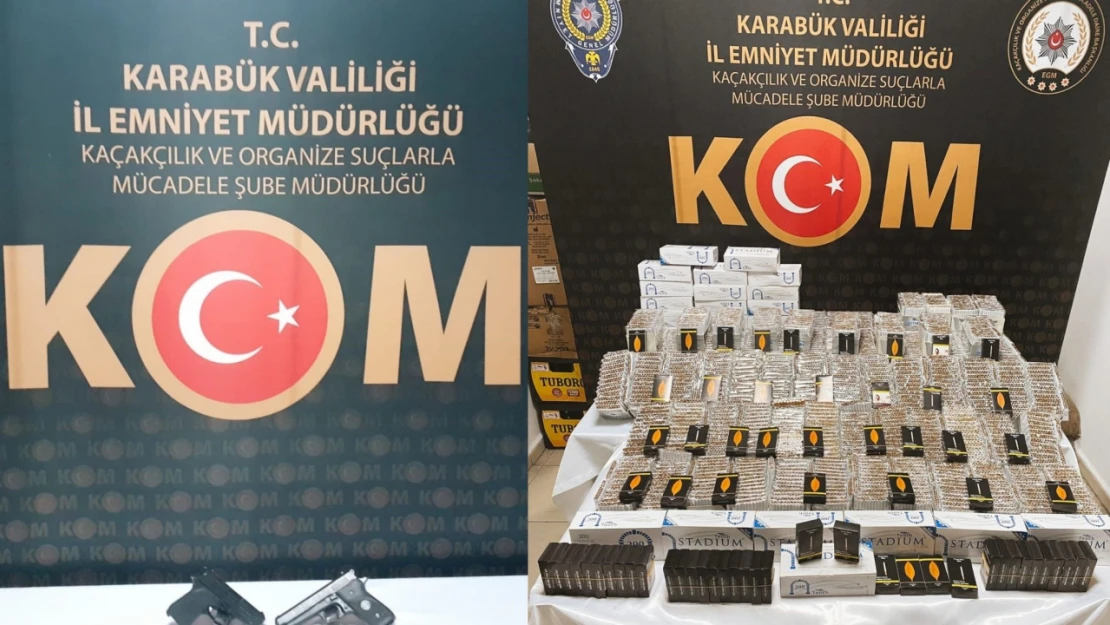 Karabük'te kaçakçılık operasyonu