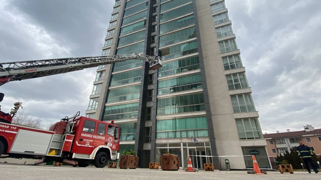 Karabük'te Yüksek Binalar İçin Yangın ve Tahliye Tatbikatı