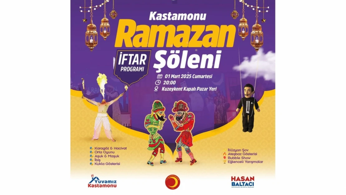 Kastamonu Belediyesi'nden Ramazan'a Özel Şölen